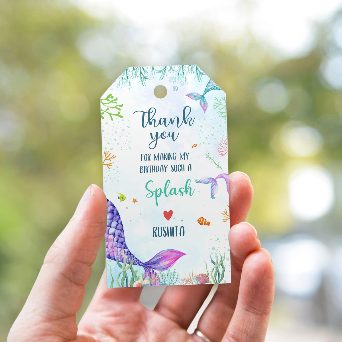 Thank you tags / Labels | Mermaid theme – Ezyprints Studio thank-you-tags-labels-mermaid-theme-ezyprints-studio