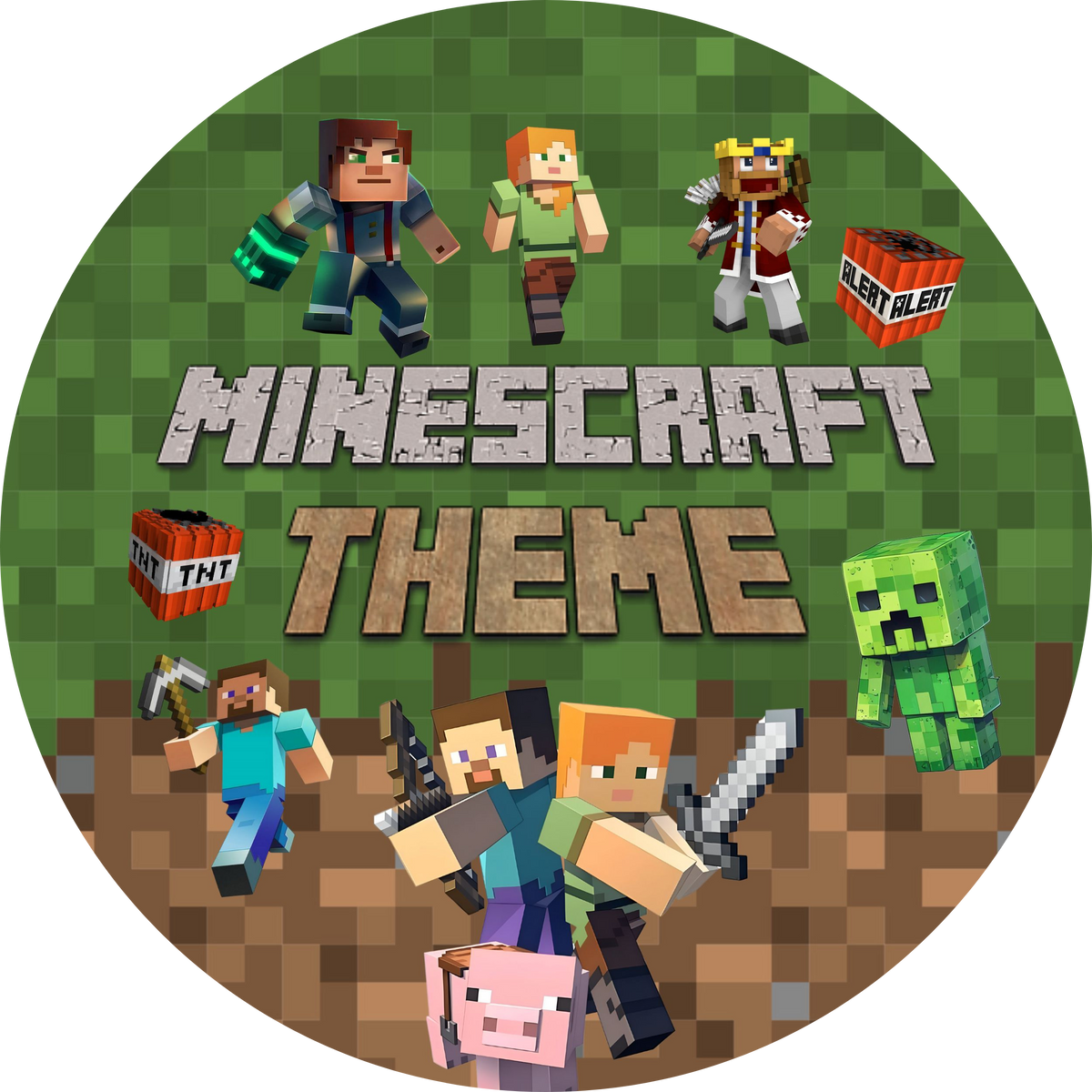 Minecraft Theme – Ezyprints Studio
