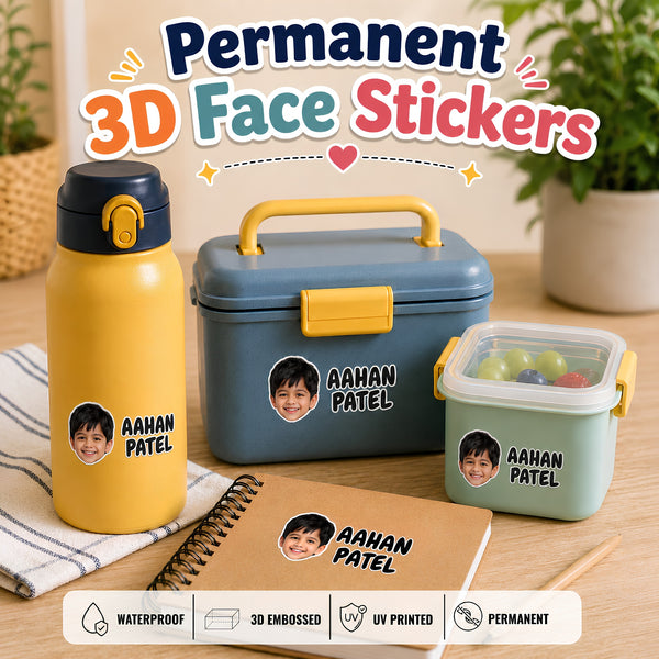 3D Permanent Face Stickers