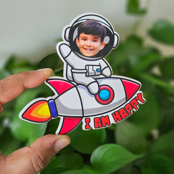 Astronaut Personalised Fridge Magnets | Set of 6 pcs