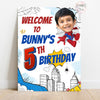 Spiderman Birthday Party Welcome Board