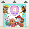 Paw Patrol Theme Birthday Banner Girls