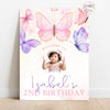 Butterfly Theme Birthday Party Welcome Board