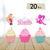 Cupcake Toppers | Barbie Girl Theme