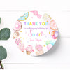 Thank you Stickers | Candyland Theme