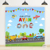 Cars Theme Birthday Backdrop