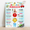 Cars theme Birthday Chalkboard Poster