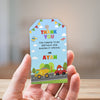 Cars transport theme Thank you Tags