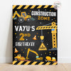 JCB Construction Theme Welcome Board