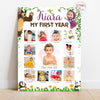 First Year Photo Collage Board | Masha and the Bear Theme