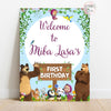 Masha and the Bear theme Welcome Board