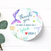 Thank you Stickers | Mermaid Theme