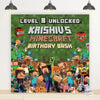 Minecraft Theme Birthday Backdrop