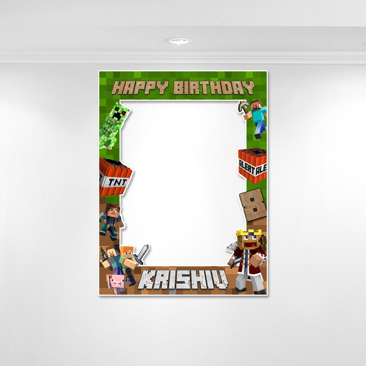Photo Booth | Minecraft Theme – Ezyprints Studio