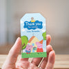Thank you tags / Labels | Peppa Pig Theme