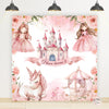 Princess Castle Theme Birthday Backdrop