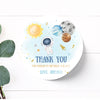 Thank you Stickers | Space Astronaut Theme