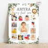 Safari First Year Photo Collage Board | Jungle Theme
