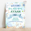 Under-the-Sea Birthday Party Welcome Board