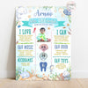 Under-the-Sea theme Birthday Chalkboard Poster