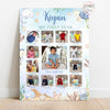 First Year Photo Collage Board | Under-the-Sea Theme