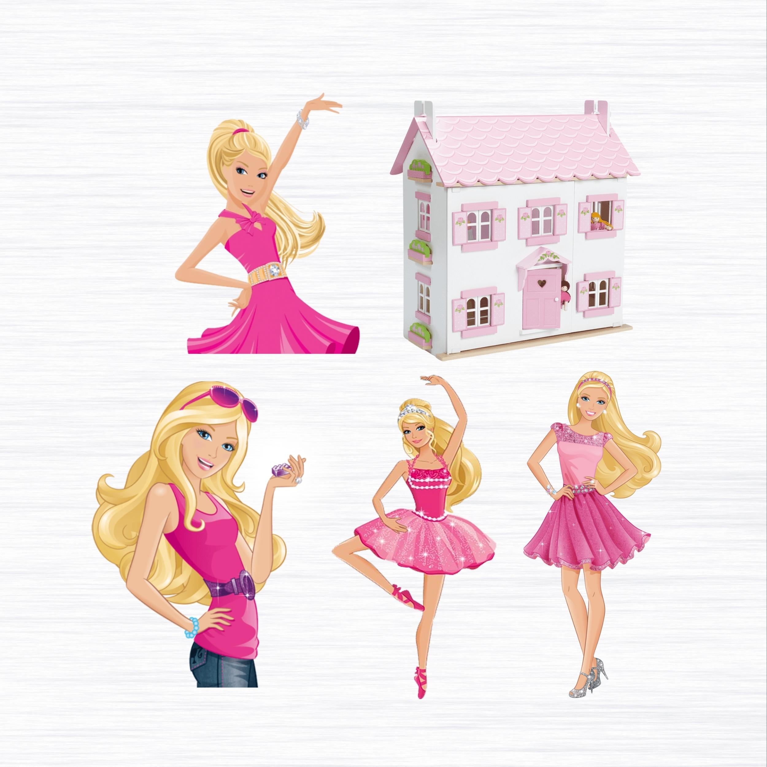 Barbie Theme Birthday Party Cutouts – Ezyprints Studio Barbie Theme Birthday Party Cutouts – Ezyprints Studio