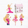 Barbie Theme Birthday Party Cutouts