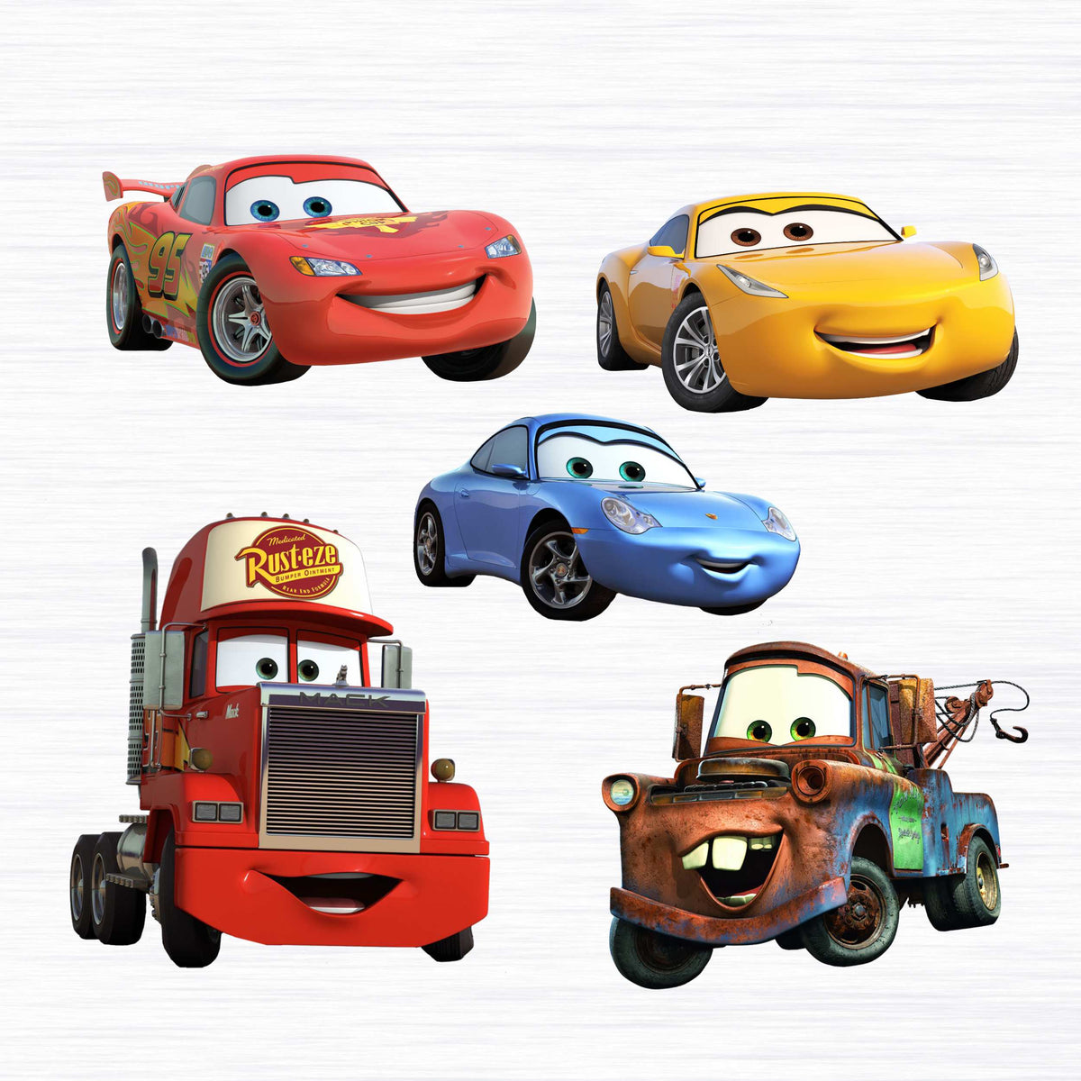 Lightning McQueen Cars Theme Birthday Cutouts Ezyprints Studio