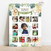 First Year Photo Collage Board | Wild Animals Theme