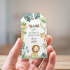Thank you tags / Labels | Wild Animals Theme