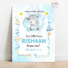 Elephant Theme Birthday Welcome Board