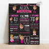 Birthday Chalkboard Poster | Boss Baby Girl theme