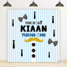 Little Man Theme Birthday Backdrop