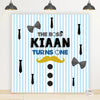 Little Man Theme Birthday Backdrop