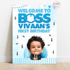 Boss Baby Birthday Party Welcome Board