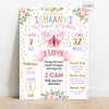 Birthday Chalkboard Poster | Butterfly theme