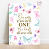 Butterfly Theme Birthday Party Welcome Board