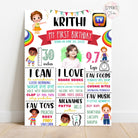 chuchu tv birthday chalkboard