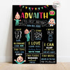 Cocomelon Milestone Chalkboard Poster