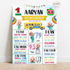 Wheels on the bus theme Chalkboard Poster | Cocomelon