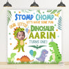 Dinosaur Theme Birthday Backdrop | Personalised