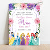 Disney Princess Birthday Party Welcome Board
