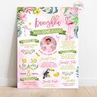 flamingo birthday chalkboard