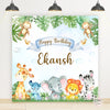 Jungle Safari Birthday Backdrop
