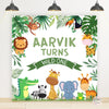 Wild Theme Birthday Backdrop