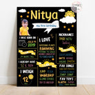 our little sunshine chalkboard poster