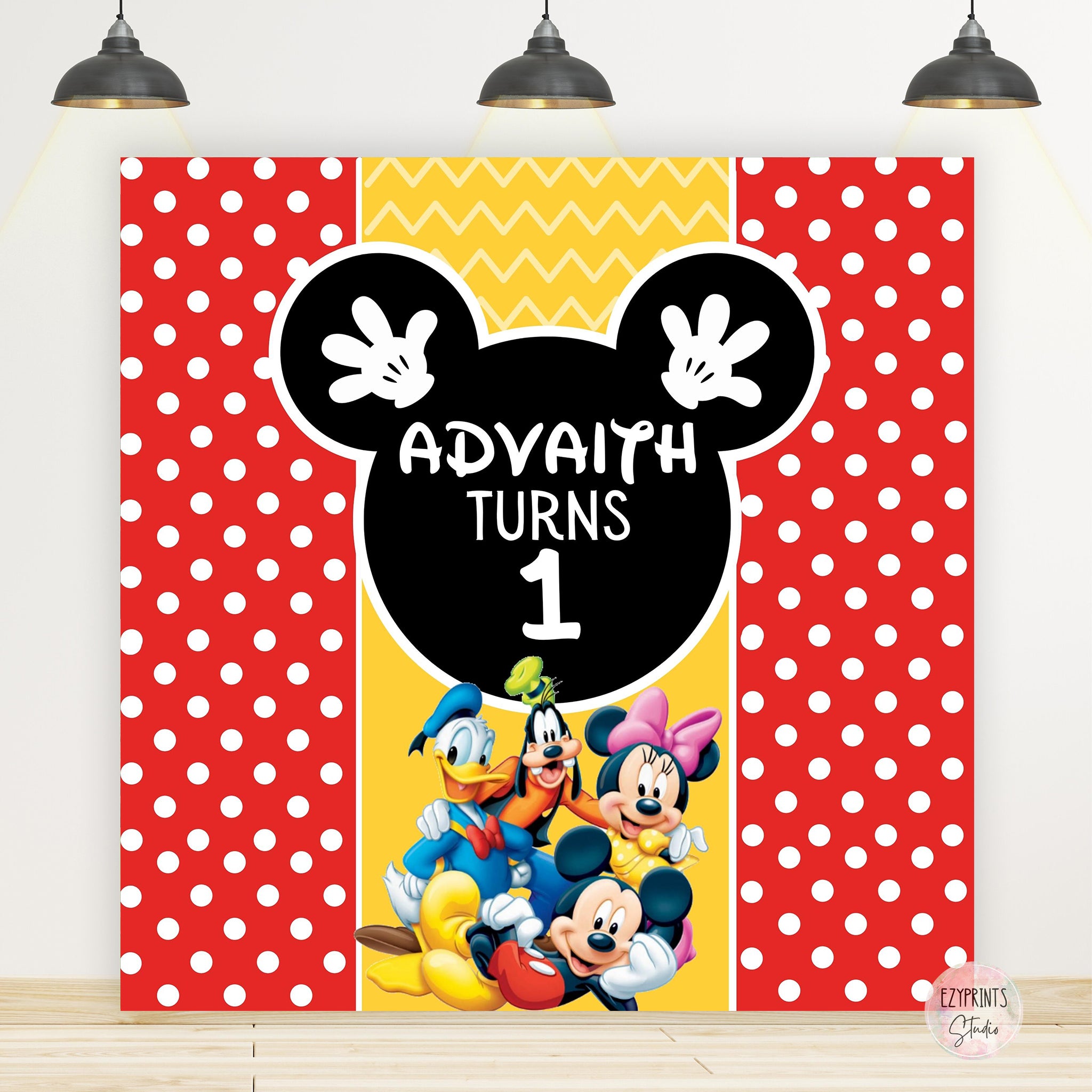 Mickey Mouse Rpper Mickey Mouse Birthday Banner Mickey Mouse Jumbo Birthday Banner Kit