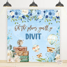 Travel Theme Birthday Backdrop