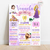 Rapunzel theme Birthday Chalkboard Poster