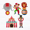 Carnival Theme Birthday Party Cutouts